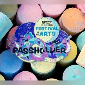 Disney Epcot Festival of the Arts Figment Pin passholder